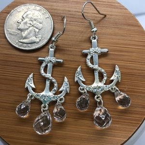 Anchor Nautical Dangle Earring